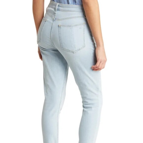 Rag & Bone Nina High Waist Skinny Jeans in Paeonia - Picture 2 of 3